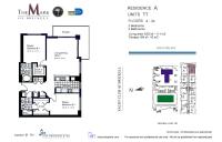 Unit 411 floor plan